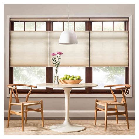 Top down bottom up cellular shade - The ultimate in versatility, Hunter Douglas Top-Down/Bottom-Up window shades and shadings offer you the ability to operate window treatments (including Roman shades, cellular honeycomb shades and woven wood shades) from the top down, bottom up, or in combination to meet all your privacy needs while still giving you access to natural light. 